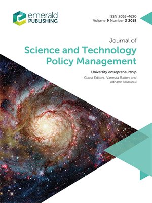 cover image of Journal of Science and Technology Policy Management, Volume 9, Number 3